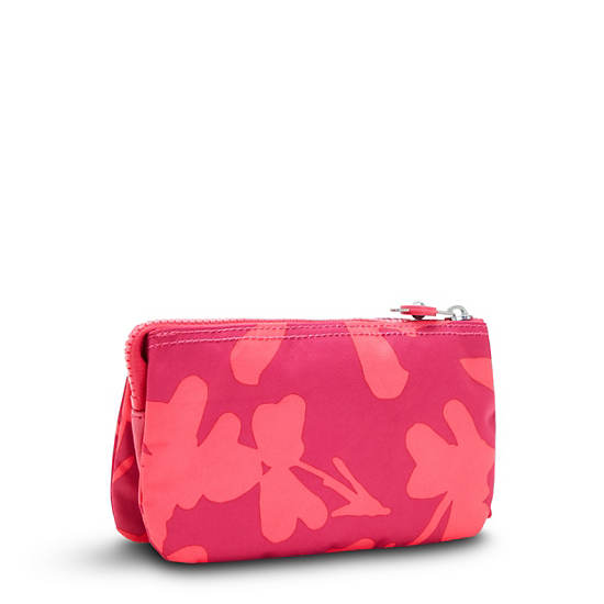 Kipling Creativity Large Printed Pouch Bags Coral Print | CA 2096IL